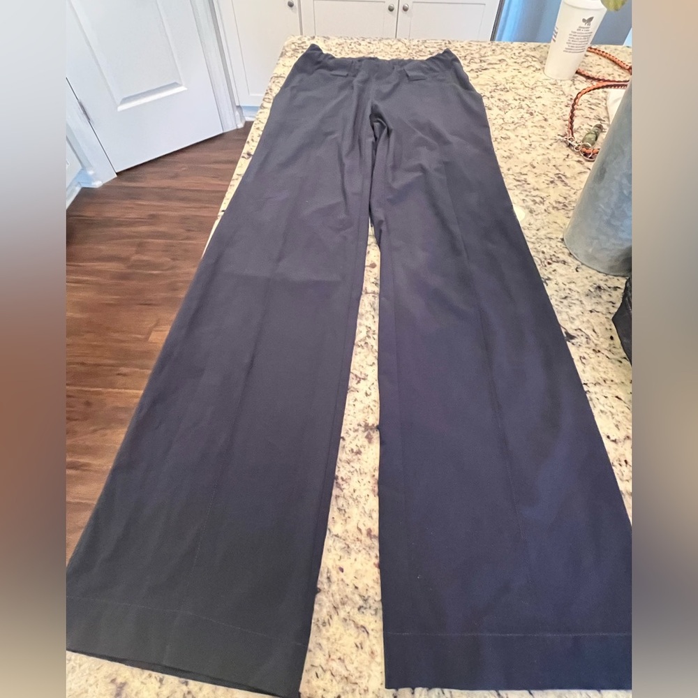 Athleta Navy Wide-Leg Pants